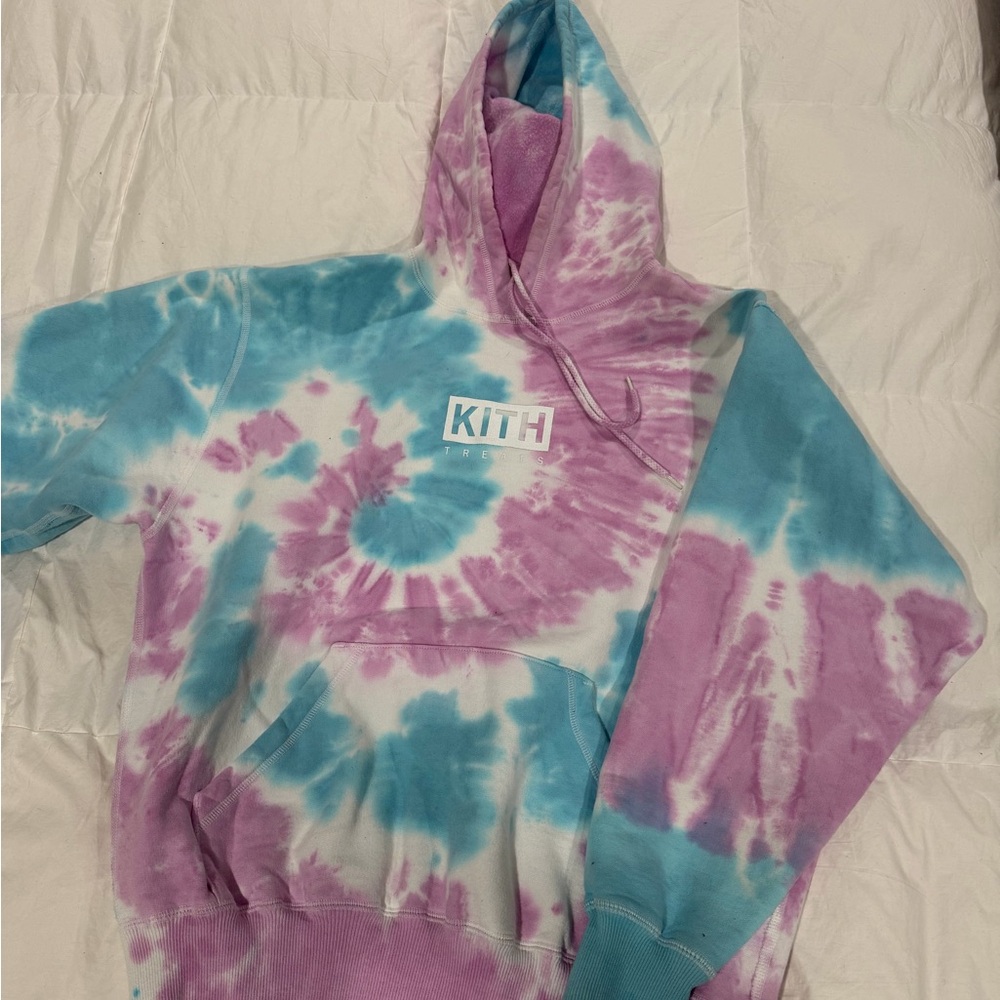 Kith Tie-Dye Hoodie – Purple & Blue